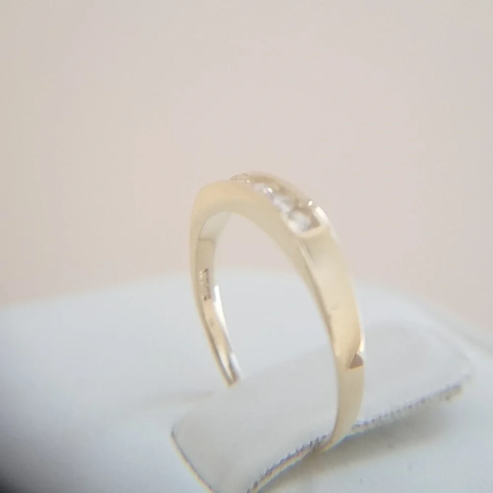 Baby kids Dainty 14k Yellow gold Wedding Band pinky ring size 2 3